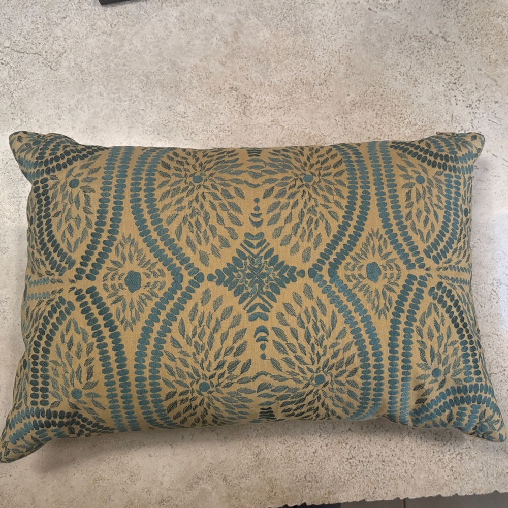 Elegant Patterned Throw Pillow